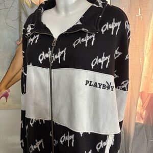 PLAYBOY Monochrome Logo Hoodie